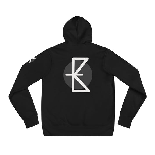 Unisex hoodie (Back + Left Sleeve)