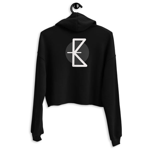 F Crop Hoodie (Back Print)