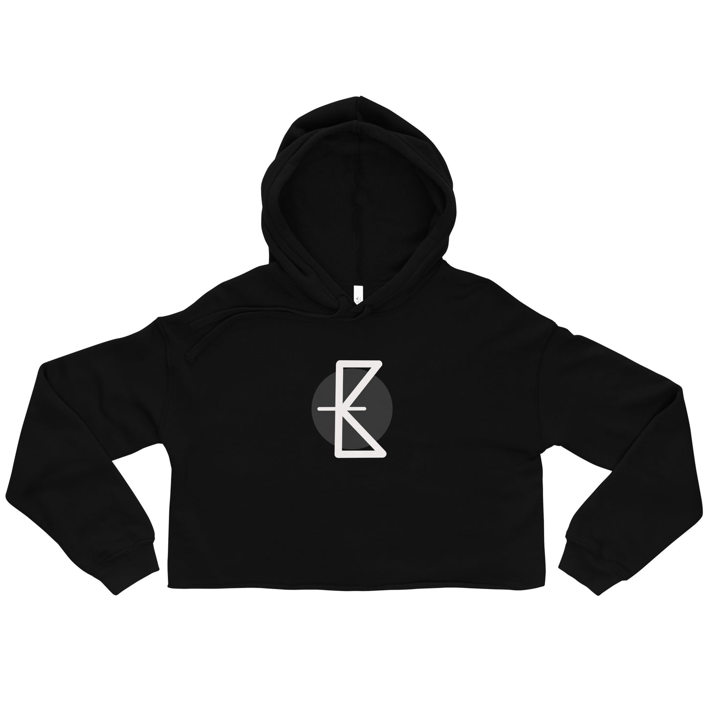 F Crop Hoodie (Front Print)